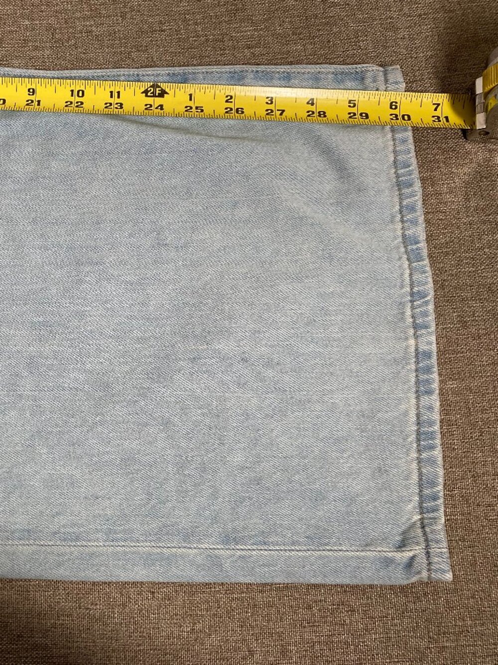 Levi's Premium XL Straight Wide Leg Jeans Women's 29 Blue Lightweight Linen NWT - Picture 14 of 16